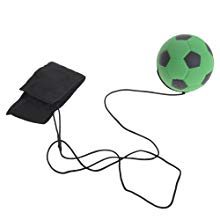 GOGO Pack of 6 Rubber Bouncy Balls with Wrist Strap & String for Finger Exercise