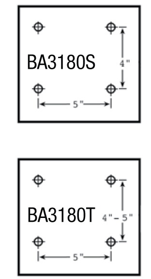 Bison BA3180T Baseline Prep 180° Competition Breakaway Basketball Goal for 42″ or 48″ Boards