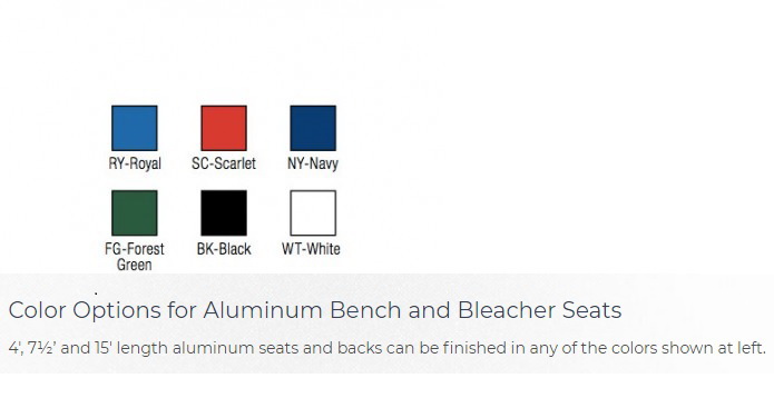 Bison Premium Aluminum Portable Outdoor Bleachers