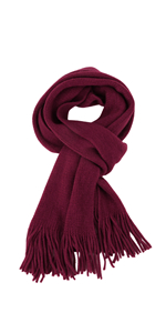 TOPTIE Soft Scarf for Women, Warm Winter Knit Scarf, Couple Scarf