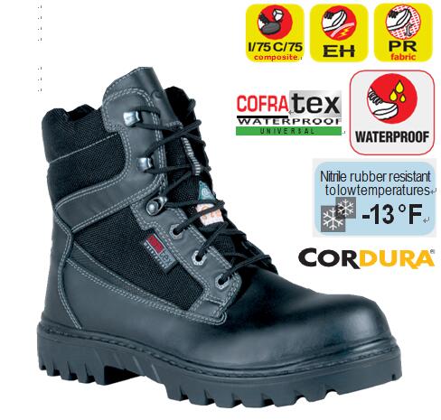 Mens Cofra Peoria black leather safety boots Safety Boots Pin by Mark v H on Leather world | Black boots men, Leather
