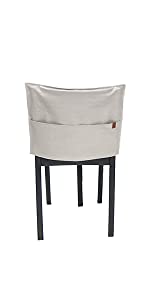 Muka Hotel Chair Back Cover, Velvet Chair Covers for Dining Room