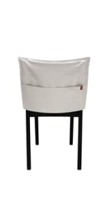 Muka Concise Style Living Room Chair Cover, Home Chair Pocket, Chair Back Organizer