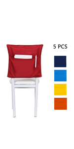 Muka 5 Pack Chair Pockets for Classroom, Student Chair Back Organizer, Chair Pockets