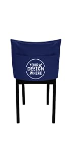 Muka School Chair Back Covers, Chair Back Storage Double Pockets, Classroom Chair Pockets