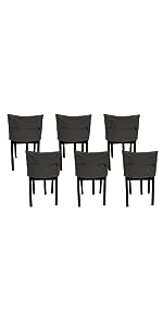 Muka Portable Chair Pockets 24 Pcs, Multi Function Chair Back Cover Sets