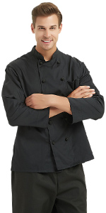 2 PCS Wholesale TopTie Unisex Classic 3/4 Sleeve Active Chef Coat