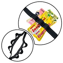 Muka Race Number Belt with Spring-Loaded Clip and 6 Gel Loops