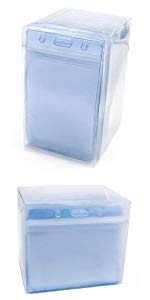 Wholesale GOGO Heavy Duty ID Card Badge Holder Clear Vinyl Waterproof Type Resealable Zip