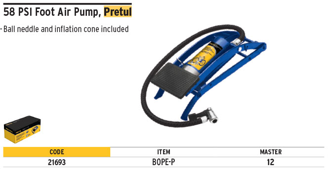 Pretul 21693 Foot Pump Pretul