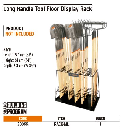 Truper 50099 Floor Rack For Long Handle Tools