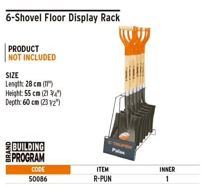 Truper 50086 Floor Rack For Shovels