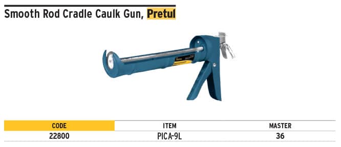 Pretul 22800 Smooth Caulk Gun Pretul