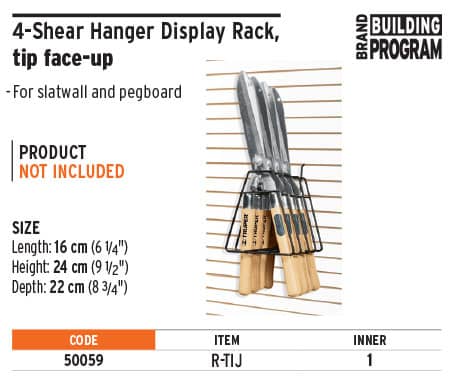Truper 50059 Display Rack For Hedge Shears