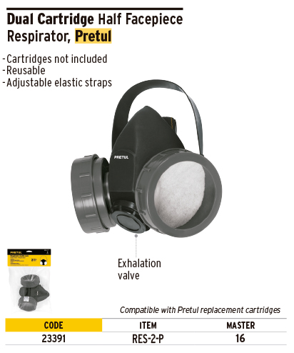 Pretul 23391 Respirator 2 Filters Pretul