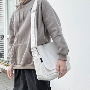 TOPTIE Classic Canvas Messenger Bag for School, Canvas Shoulder Bag Side Bag for Men and Women