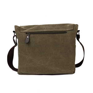TOPTIE Retro Canvas Messenger Bag Fit for 14 Inch Laptop, Classic Laptop Bag Side Bag for Women and Men, Back to School