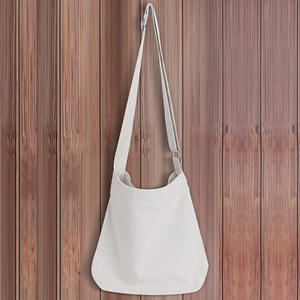TOPTIE Canvas Hobo Bag Simple Large Size, Black Casual Shoulder Tote, Sturdy Crossbody Hobo Bag