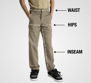 Measuring for Fit for Boy's Pants