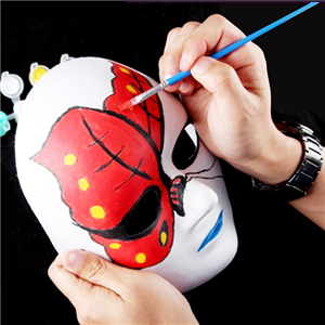 Aspire 12 PCS DIY White Paper Masks, Creative Opera Masquerade Masks, Halloween Mardi Gras Party Decoration