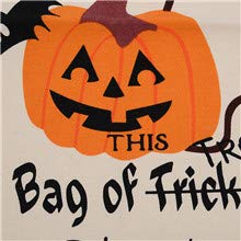 Aspire Wholesale Halloween Durable Canvas Drawstring Bags Trick Candy Storage Reusable Present Bag