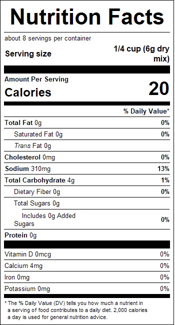 Au Jus Gravy Mix 12/1.7oz