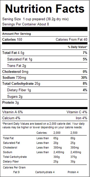 Shore Lunch Creamy Wild Rice Soup Mix 6/10.8oz, 428824