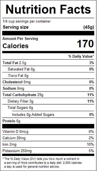 Phoebe Quinoa 25lb, 155027