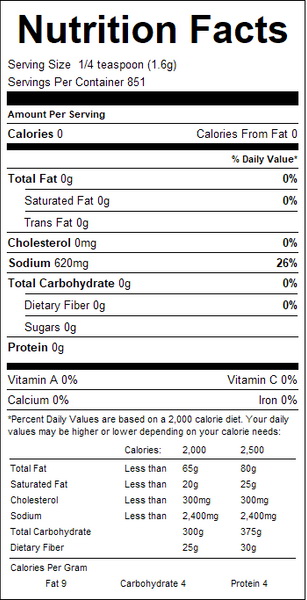 Mrs. Wages Pickling & Canning Salt 6/3lb, 804105