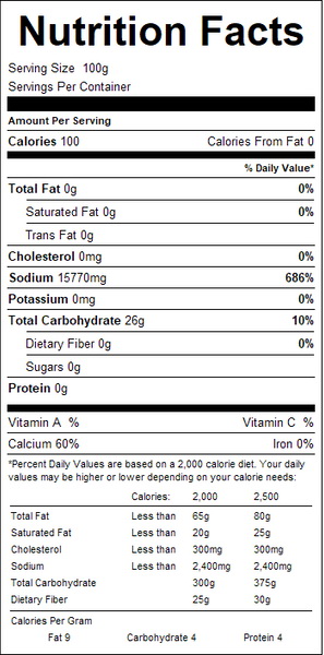 Lesaffre Yeast Double Acting Aluminum Free Baking Powder 3.75lb, 240052