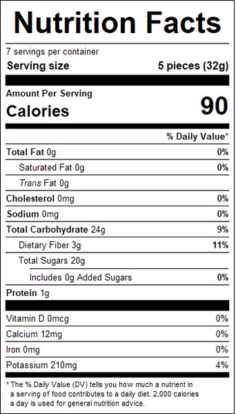 Prepack Whole Pitted Dates 12/8oz, 053430