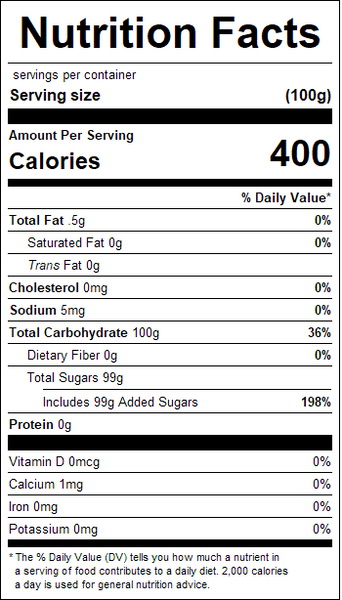 Kerry Yellow Sanding Sugar 8lb, 168124