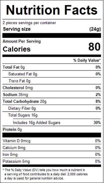 Vidal Jelly Fruits 12/2.2lb, 754190