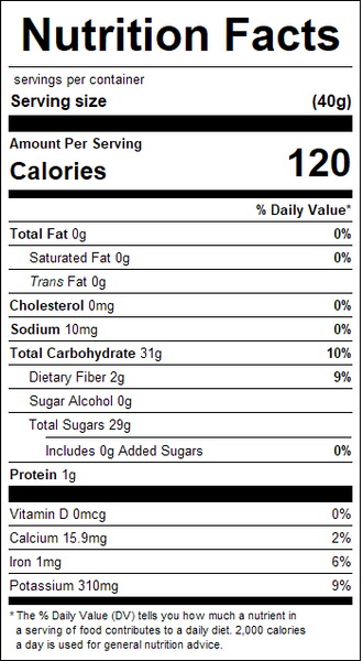 Raisins Organic Select Raisins with Oil 30lb, 340050