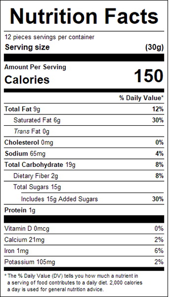 Bulk Foods Dark Chocolate Sea Salt Caramel Coffee Beans 15lb, 641751