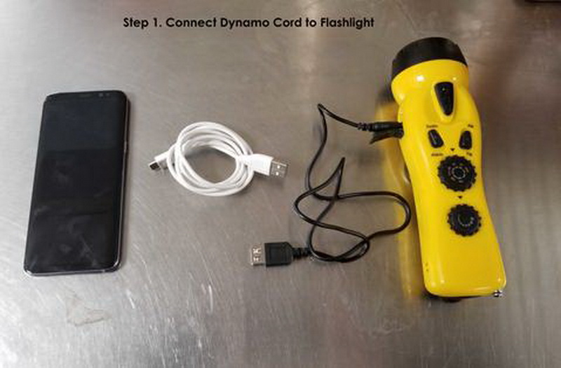 Emergency Zone 5104 Dynamo Radio Flashlight - No Batteries Needed