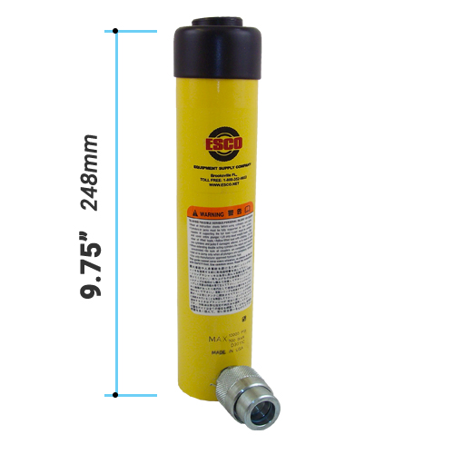 ESCO 10303 10 Ton Hydraulic Cylinder (6" Stroke)