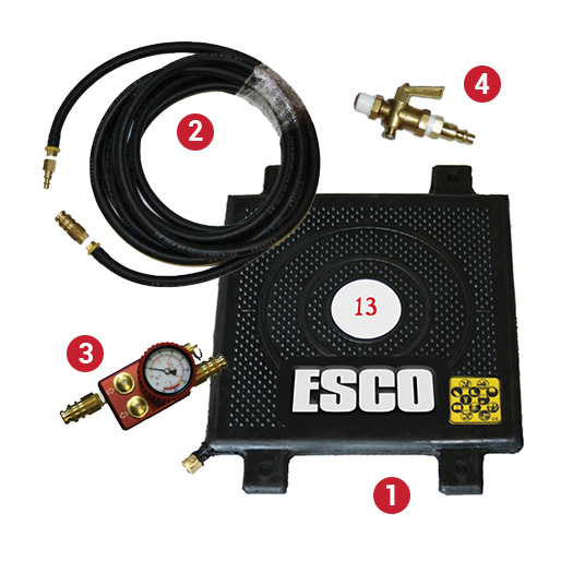 ESCO 12105K Air Bag Jack Kit (13 Ton)