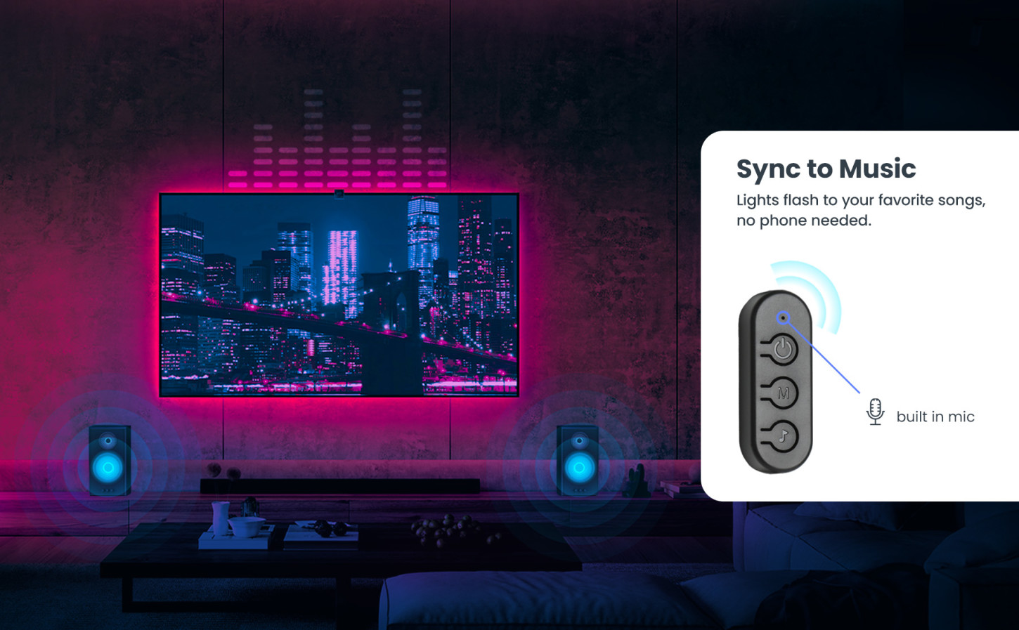 Feit Electric TAPETV85/RGB/AG TV Backlight with Color Sensor