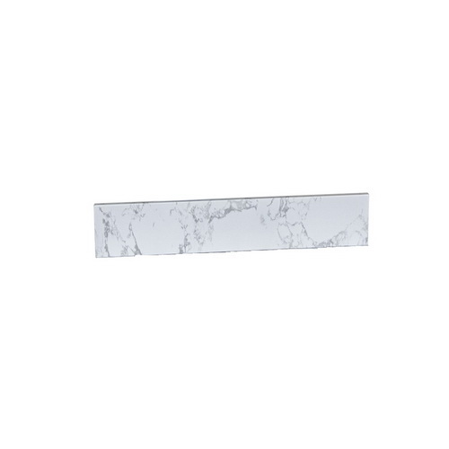 Montary 43" carrara white engineered stone vanity top backsplash W50935089
