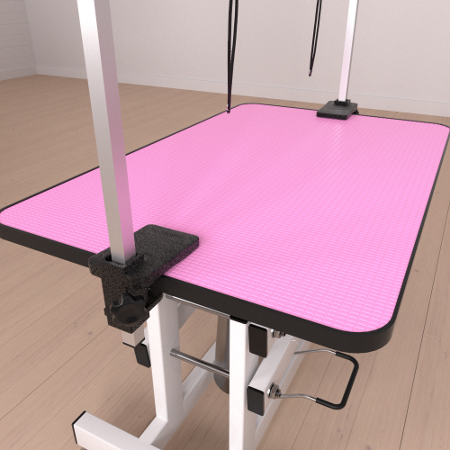 42.5Inch Hydraulic Pet Grooming Table With"H" Arm Pink W206S00007