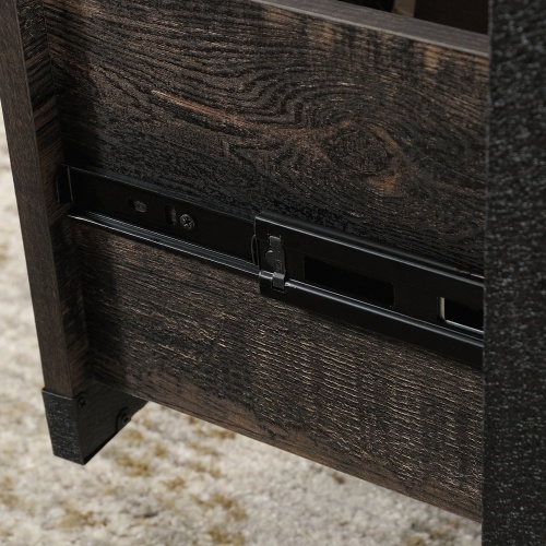 Desk with Rustic Industrial Style, Dark Oak finish B356P354481