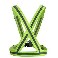 TOPTIE Wholesale Reflective Running Vest, High Visibility Adjustable Elastic Safety Vest for Running, Jogging, Walking, Cycling
