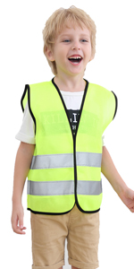 TOPTIE Class 2 High Visibility Zipper Front Safety Vest With 9 Pockets and Reflective Strips, Meets ANSI/ISEA Standards