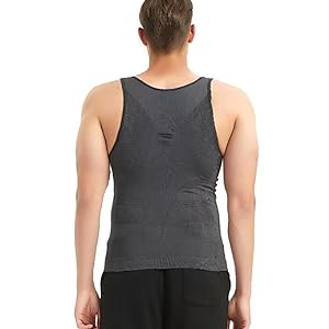 TOPTIE 12 PCS Wholesale Men Slimming Body Shaper Compression Shirt Shapewear Sculpting Vest Muscle Tank