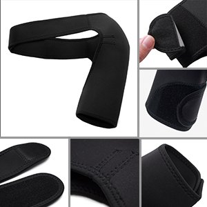 GOGO Shoulder Support Brace SBR Shoulder Band, Rotator Cuff Support for Injury Prevention, Pain Relief