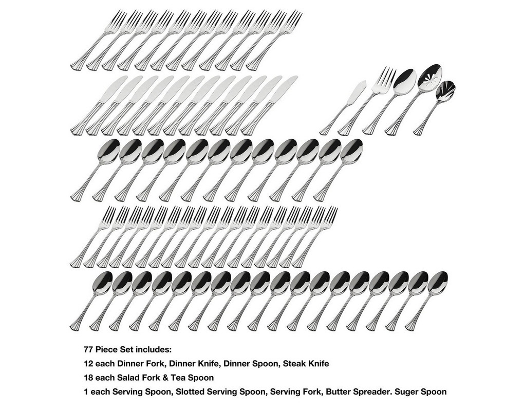 GOD 41002 18/0 77pc Iconic Flute Reship