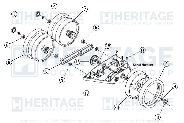 Polaris 9-100-9004 Base Weight 380