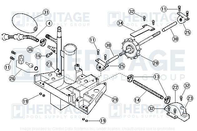 Polaris C36 280/180 Swing Axle Kit