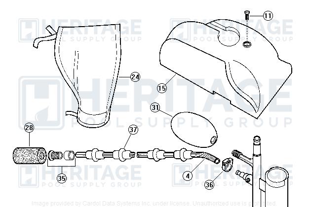 Polaris C36 280/180 Swing Axle Kit